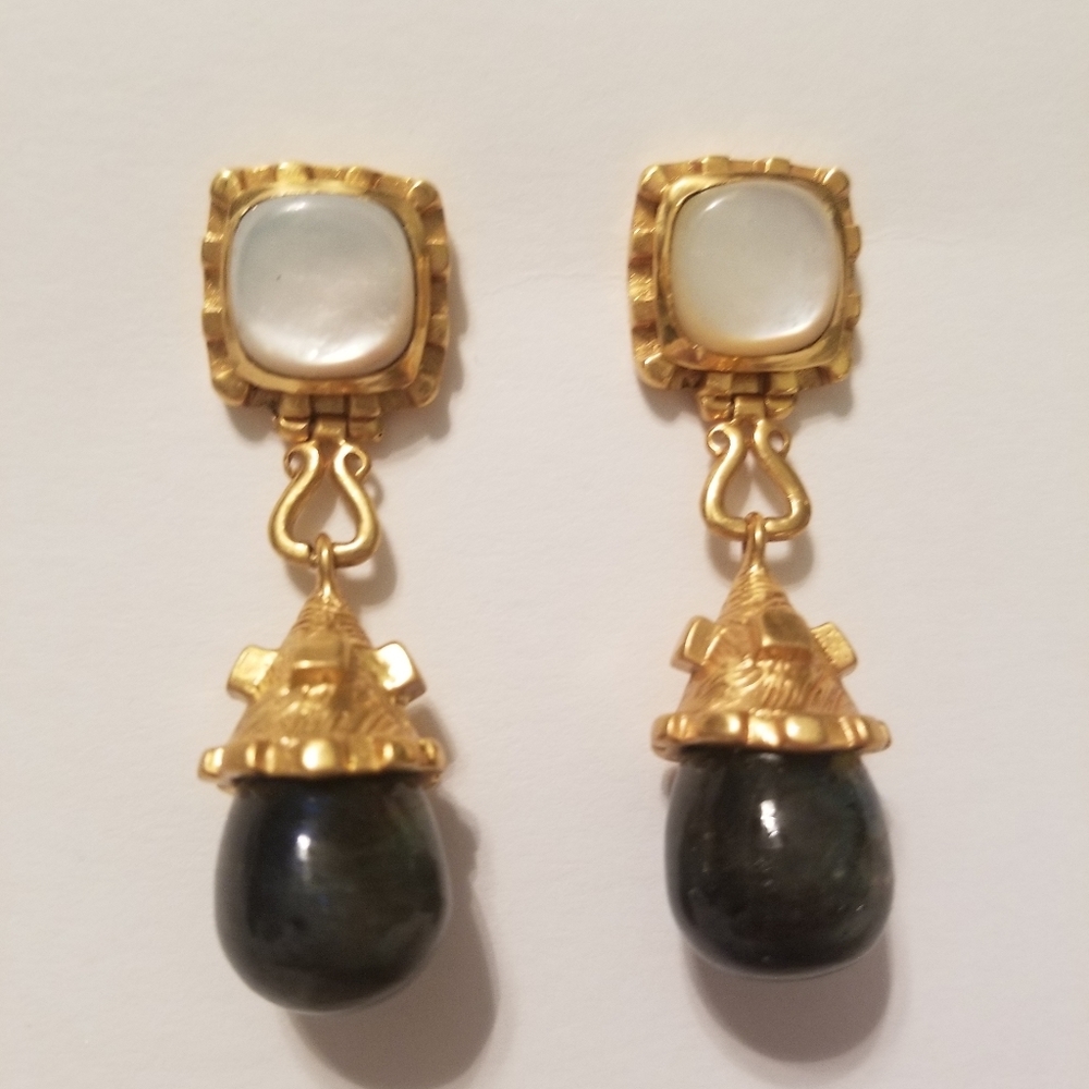 Julie Vos gold earrings